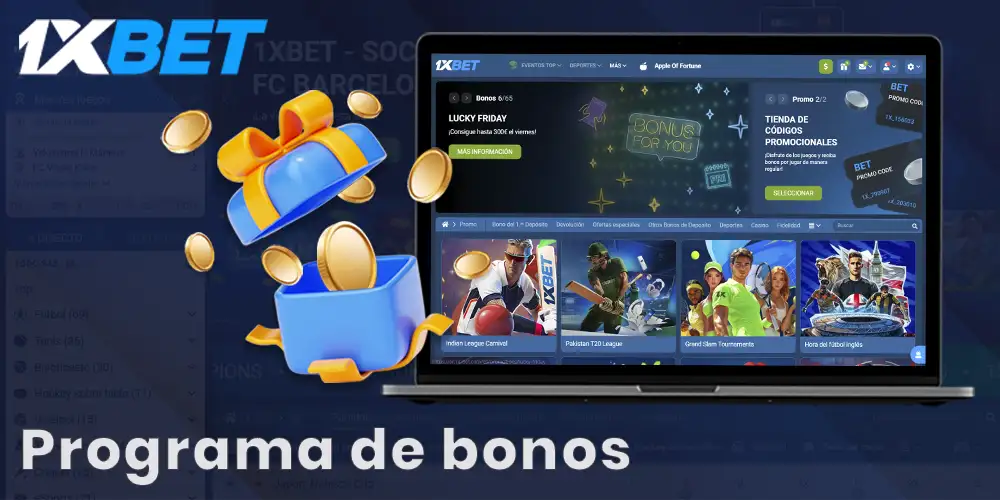 Información sobre el programa de bonos 1xBet